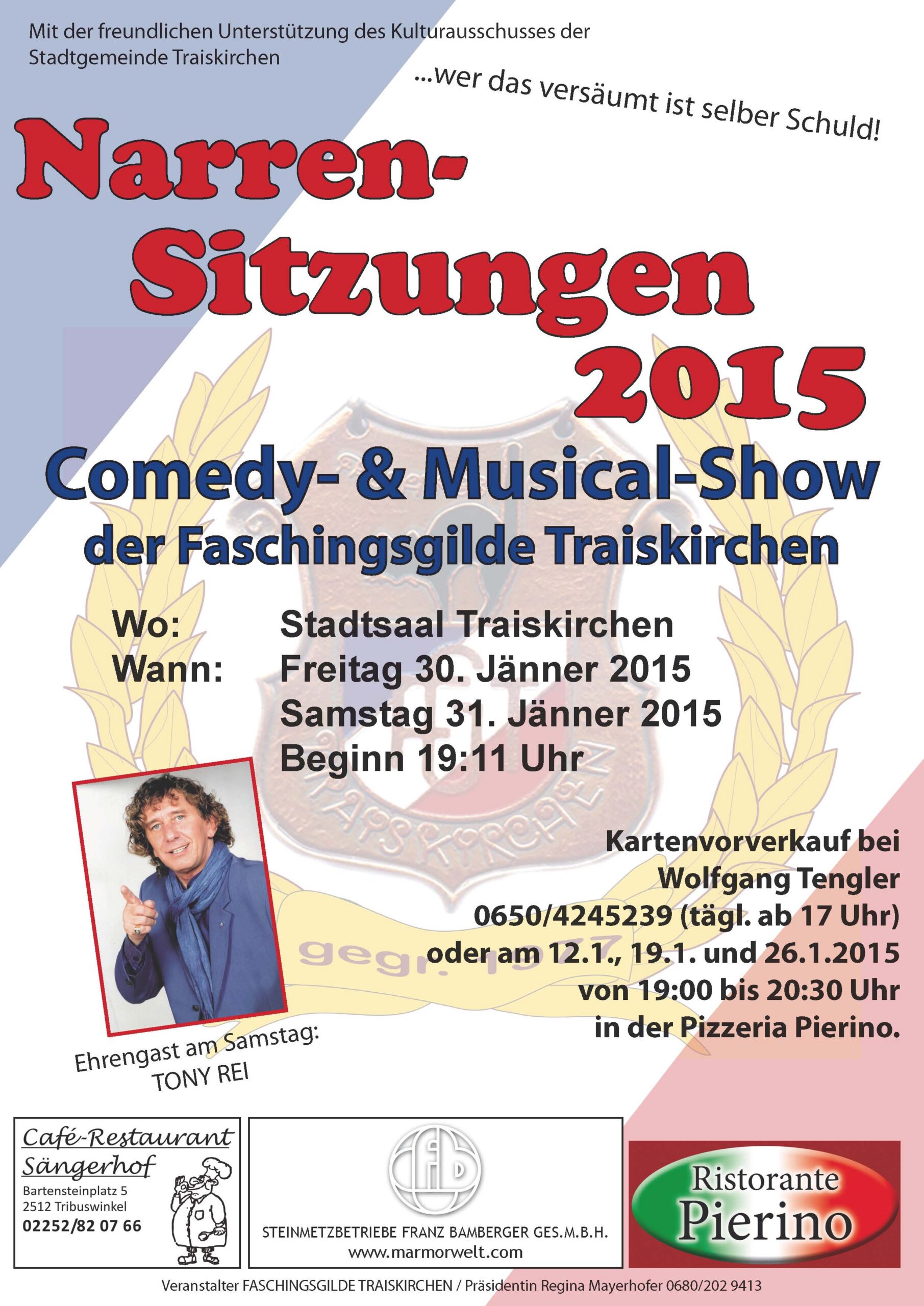 2015: Tony Rei Ehrung