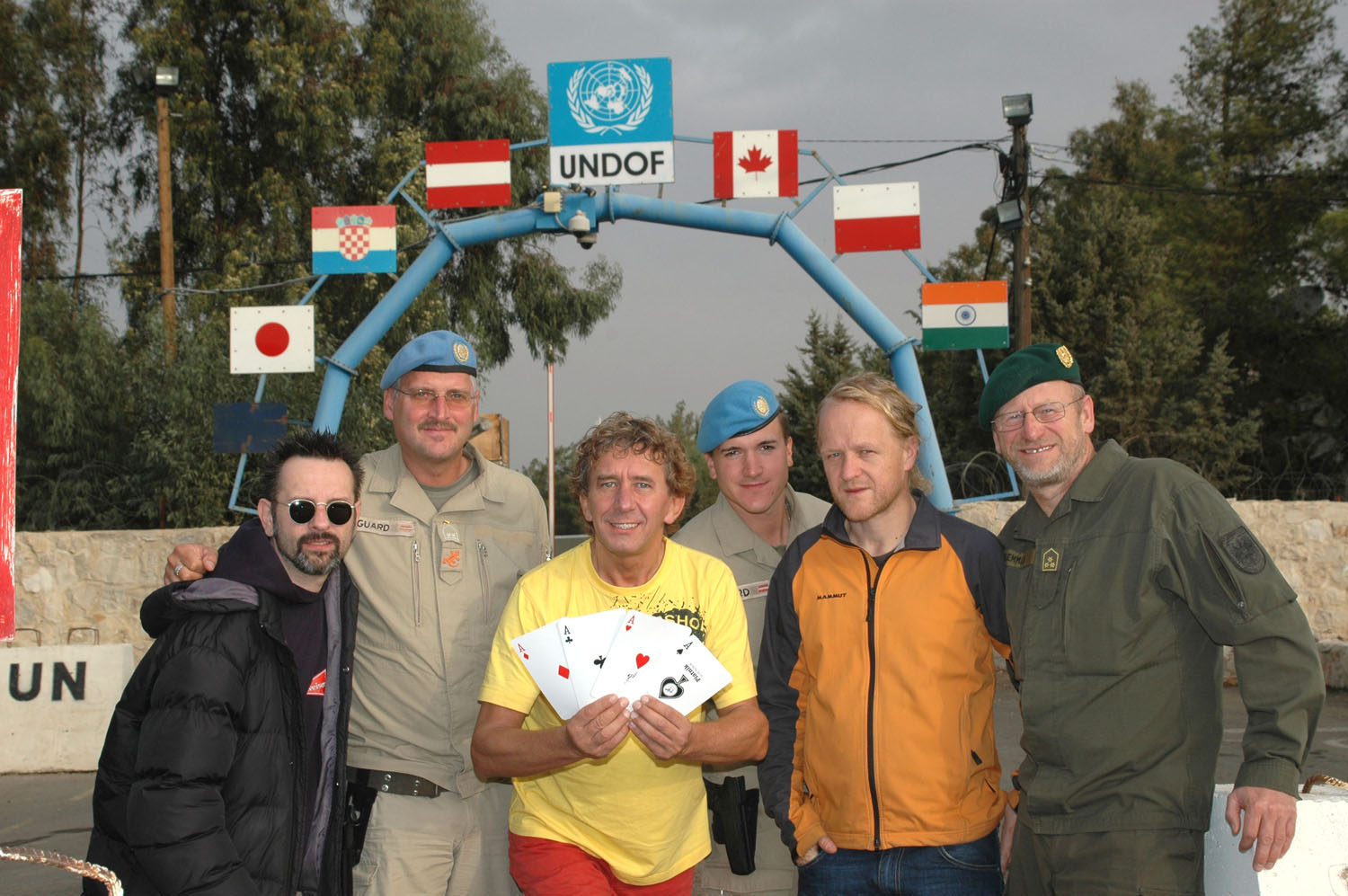 2008: Tony Rei auf den Golanhöhen bei UNDOF