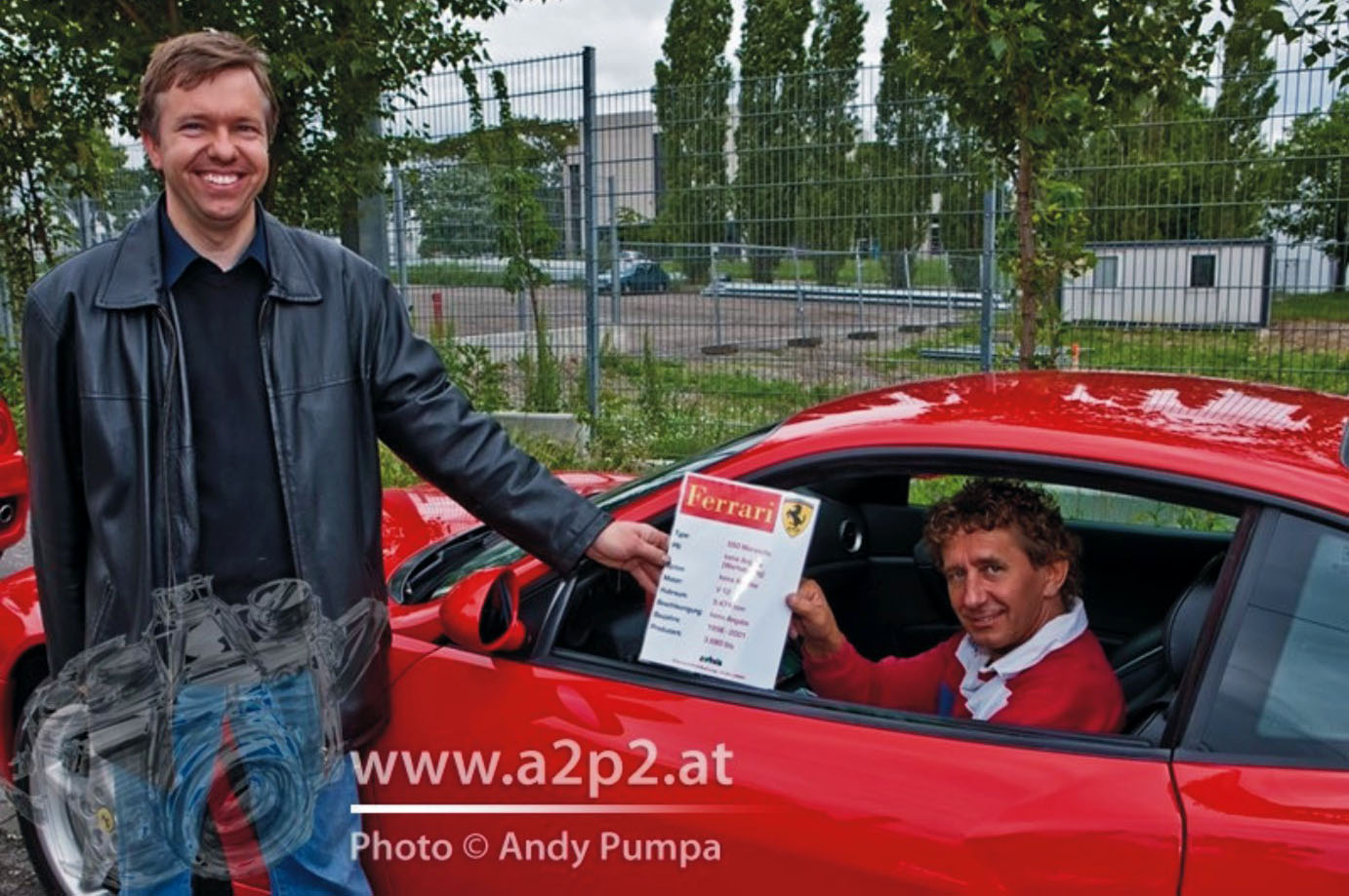 2009: Tony erhält laut Manfred Beck und Stefan Singer den schnellsten Ferrari Maranello Österreichs.