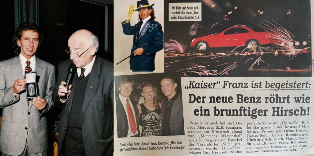 Tony Rei erhält die silberne Ehrenmedaille von Wien