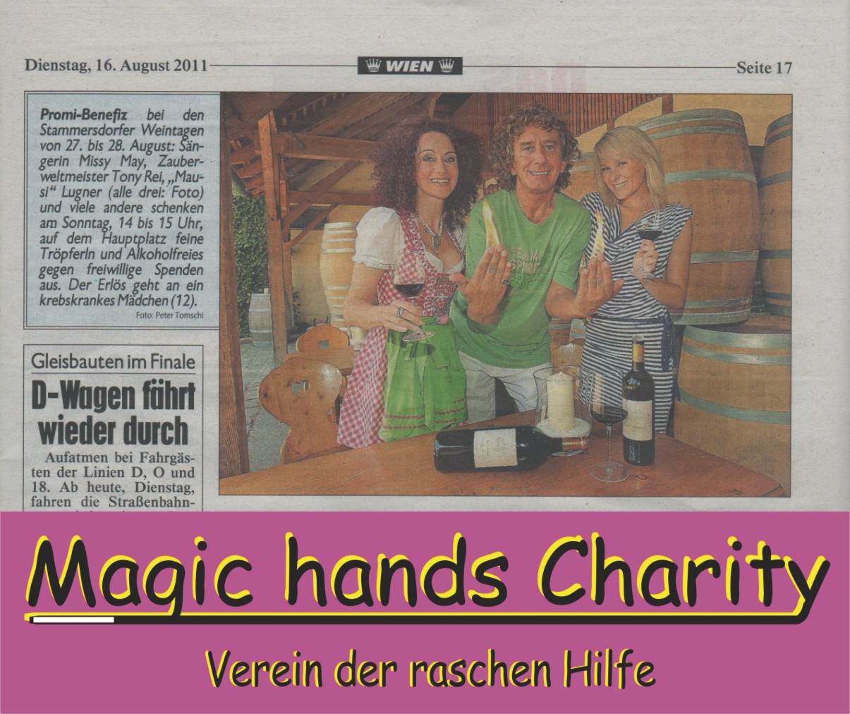 2011: MAGIC HANDS CHARITY