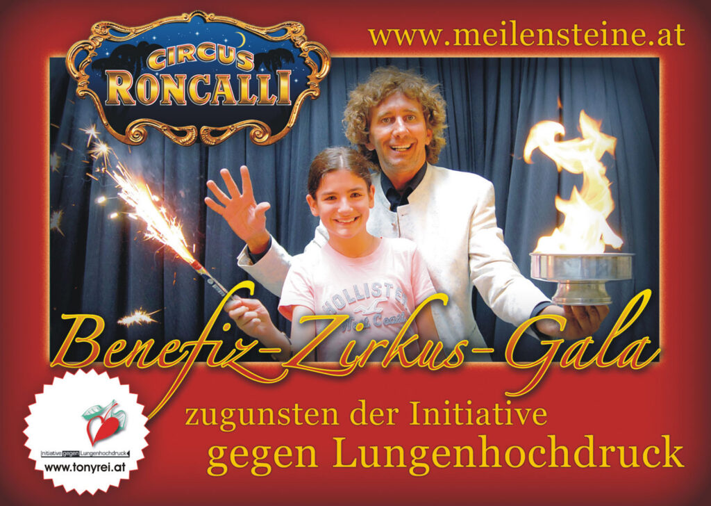 2009: Tony Rei zaubert im Circus Roncalli
