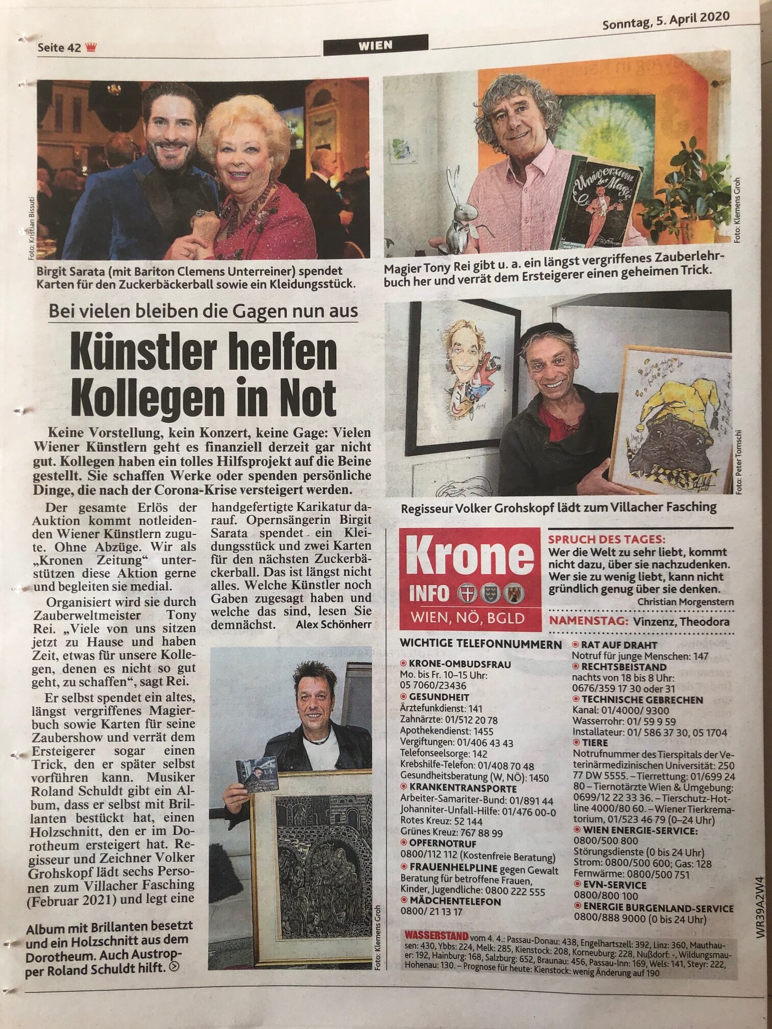 2020: magic hands charity von Tony Rei