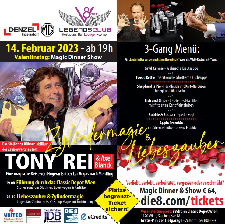 2023: Valentinstag, Magic Dinner Show